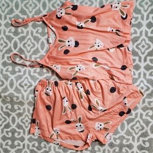 2 piece - Bunny Pajama Set